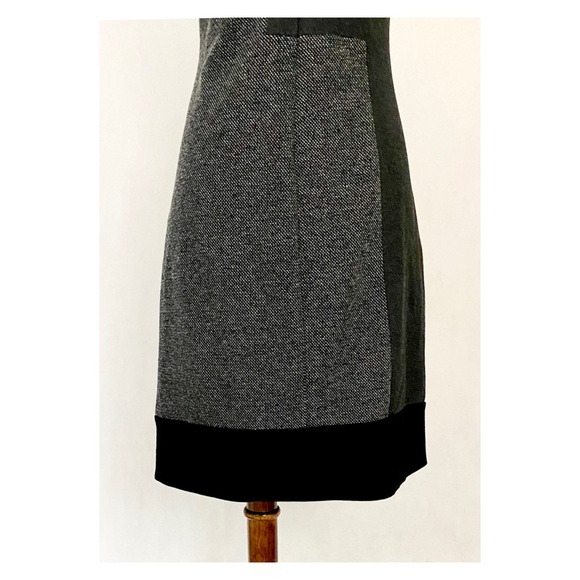 White House Black Market Tweed Color Block Dress - Picture 8 of 11